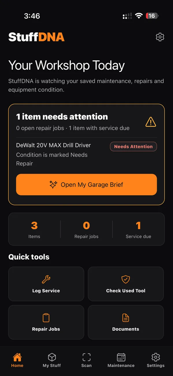 StuffDNA workshop overview screenshot